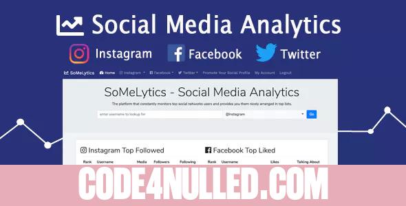 SoMeLytics v1.0 - Social Media Analytics Platform