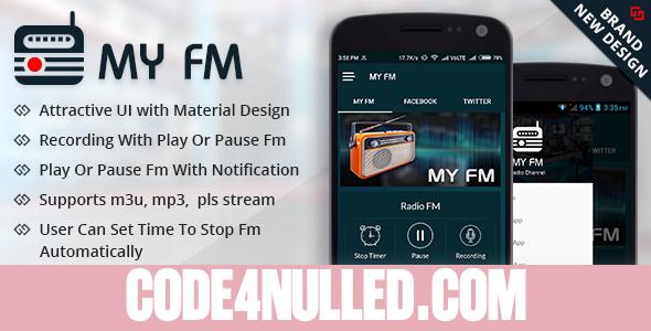 MY FM - Live Streaming Android App
