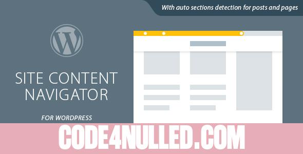 Site Content Navigator For WordPress v1.1