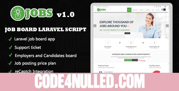 IJOBS - Job board laravel script