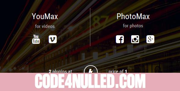 Youmax - YouTube, Vimeo, Facebook & Instagram Grid