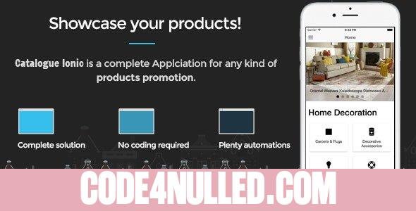 Catalogue Ionic v1.5 - Full application