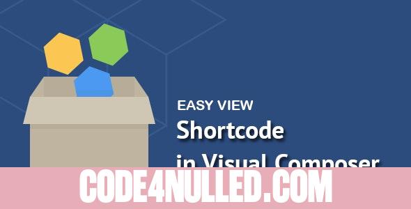 Easy View Shortcode in WPBakery Page Builder v1.1.1