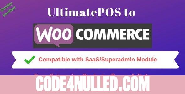 UltimatePOS to WooCommerce Addon (With SaaS compatible) v2.5