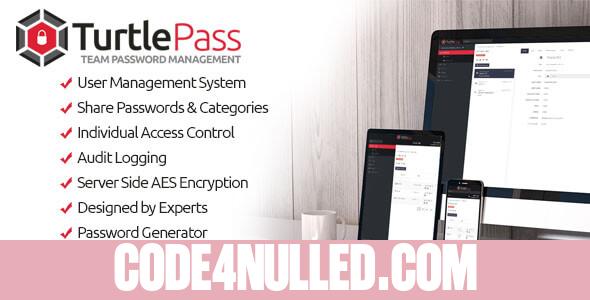 TurtlePass v1.1 - Team Password Manager