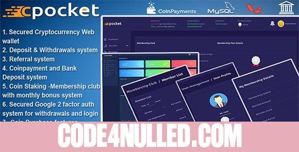 Cpocket v1.2 - Cryptocurrency Wallet