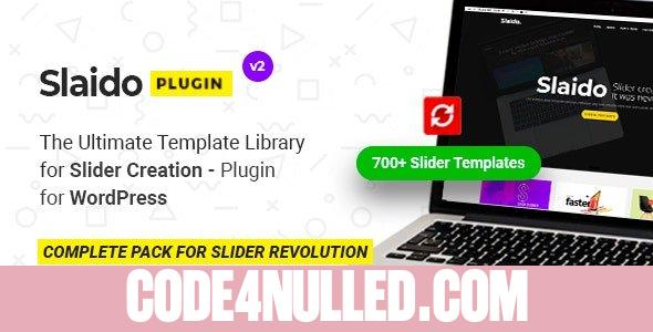 Slaido v2.0.5 - Template Pack for Slider Revolution WordPress Plugin