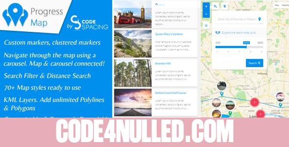Progress Map Wordpress Plugin v5.6.8 + Addons
