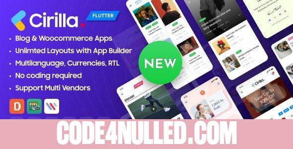 Cirilla v2.1.1 - Multipurpose Flutter App For Wordpress & Woocommerce