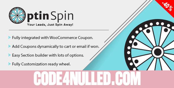 OptinSpin v1.8 - Fortune Wheel Fully Integrated With WooCommerce