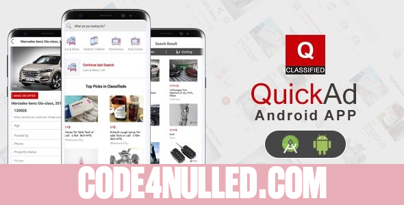 Quickad v1.6 - Classified Native Android App