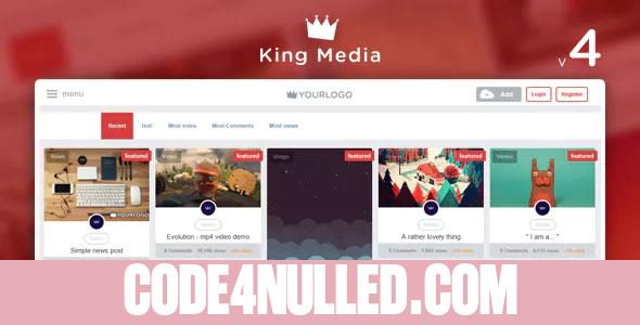 King Media v4.1 - Viral Video, News, Image Upload and Share - nulled