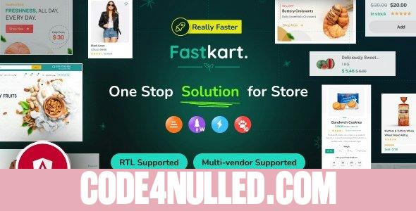 Fastkart v1.0.1 - Single or Multivendor Ecommerce with Angular & Laravel REST API