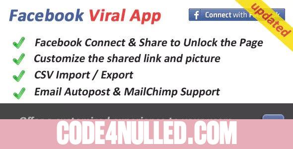 Facebook Viral and Marketing Social App v2.8.1