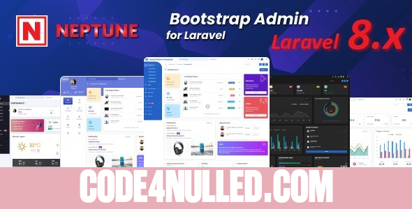 Neptune v1.0.12 - Laravel Admin UI Template