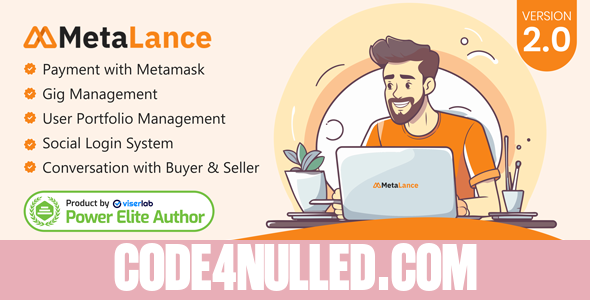 Metalance v2.0 - Metamask Based Freelancing Platform - nulled