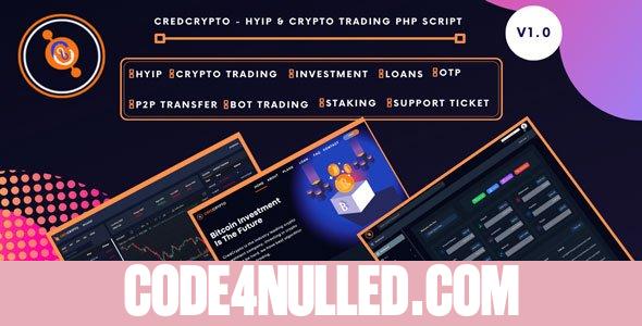 CredCrypto v2.0.4 - HYIP Investment and Trading Script - nulled