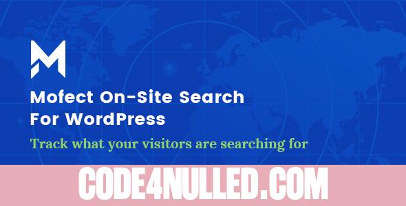 Mofect v1.0 - On-Site Search For WordPress