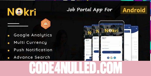 Nokri v2.2.4 - Job Board Native Android App