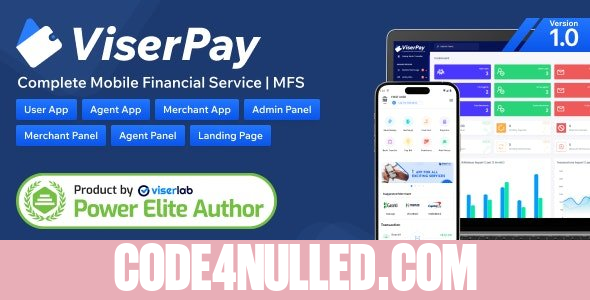 ViserPay v1.0 - Complete Mobile Financial Service - nulled
