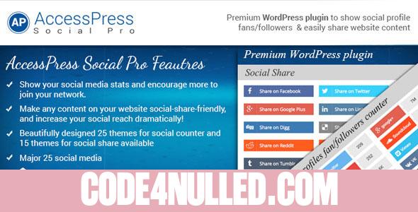AccessPress Social Pro v1.3.7