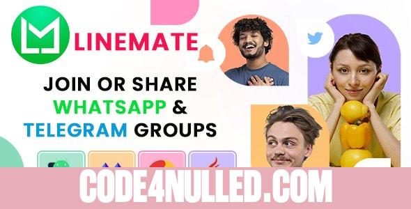 LineMate v8.0 - Unlimited WhatsApp & Telegram Groups Link