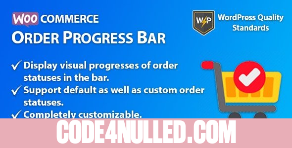 WooCommerce Order Progress Bar v1.0.2 - Order Tracking