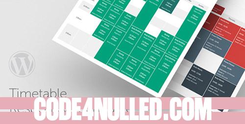Timetable Responsive Schedule v3.7