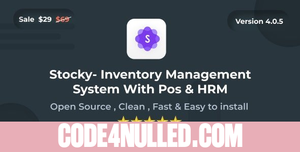Stocky v4.0.6 - POS with Inventory Management & HRM
