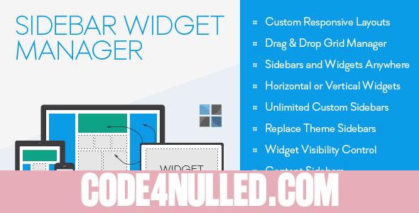 Sidebar & Widget Manager for WordPress v3.1.6