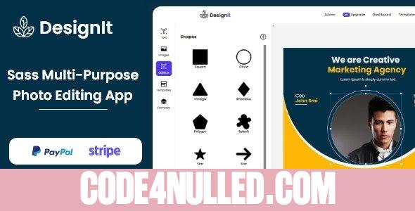 Designit v0.1.0 - Saas Photo Editor