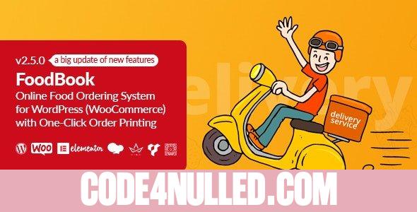 FoodBook v3.9.0 - Online Food Ordering System for WordPress with One-Click Order Printing