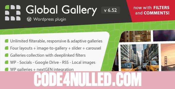 Global Gallery v6.52 - Wordpress Responsive Gallery
