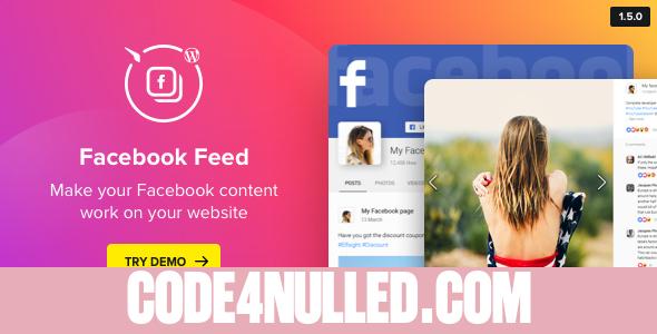 WordPress Facebook Plugin v1.5.0 - Facebook Feed Widget