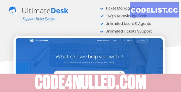UltimateDesk v1.2 - Support Ticket System with Knowledge Base & FAQ