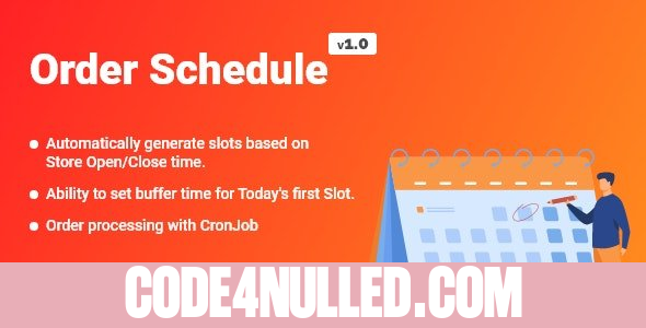 Order Schedule Module for Foodomaa v1.0