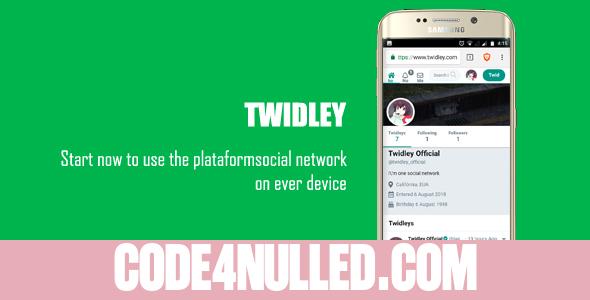 Twidley v2.0.1 - The Pro Social Network - nulled