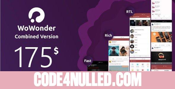 WoWonder Combined v2.0 - Chat Timeline And News Feed Application For WoWonder PHP script