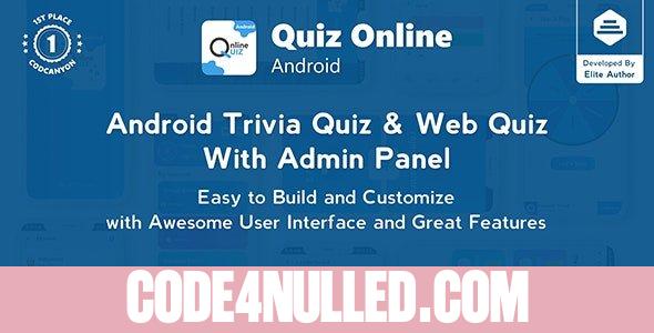 Quiz Online v7.0.9 - Trivia Quiz Game - Web Quiz + Admin Panel - nulled