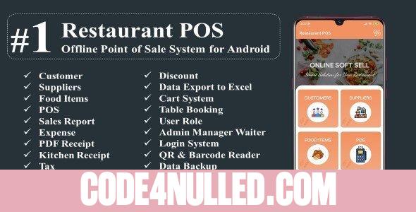 Restaurant POS-Offline Point of Sale System for Android v1.0