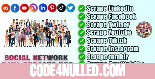 Social Network Data Scraper Pro v1.8.0.2