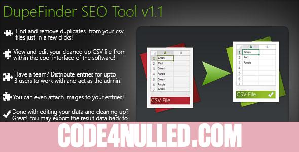 Duplicate Finder SEO Tool (CSV To MySQL)