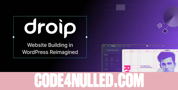 Droip v1.0.0 - No-Code website builder for WordPress