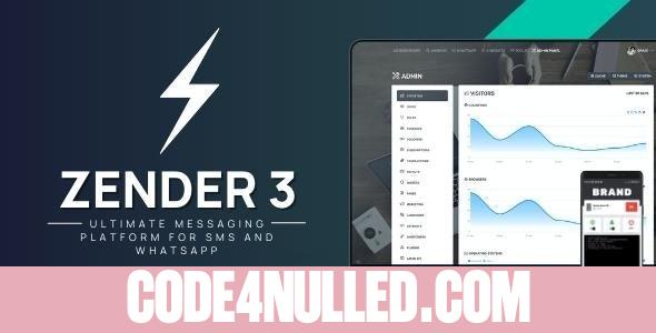 Zender v3.3.6 - Ultimate Messaging Platform for SMS, WhatsApp & use Android Devices as SMS Gateways (SaaS)