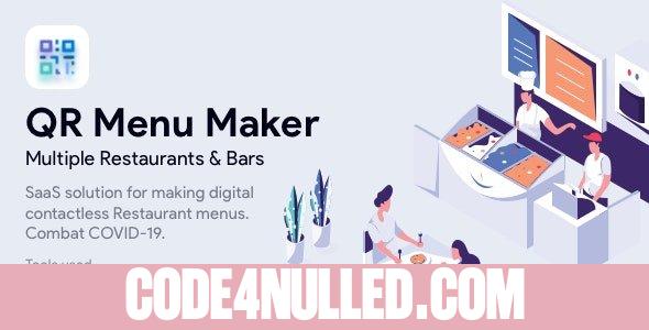 QR Menu Maker v3.6.0 - SaaS - Contactless restaurant menus