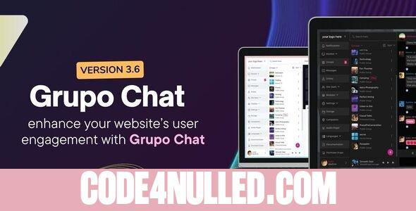 Grupo Chat v3.6 - Chat Room & Private Chat PHP Script - nulled