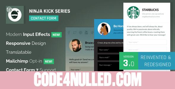 Ninja Kick: WordPress Contact Form v3.5.2