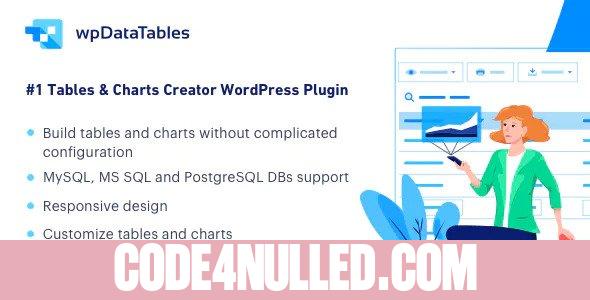 wpDataTables v6.7 - Tables and Charts Manager for WordPress