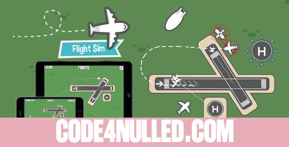 Flight Sim v1.8 - HTML5 Game
