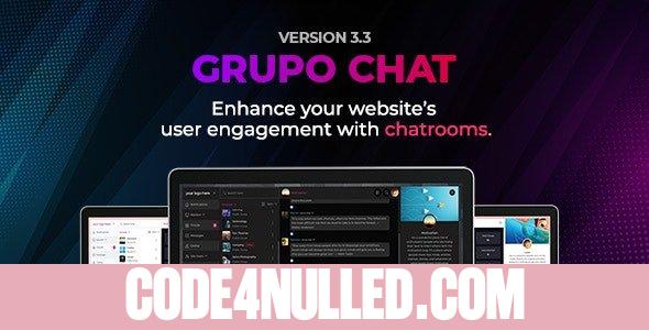 Grupo Chat v3.3 - Chat Room & Private Chat PHP Script - nulled